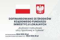 Rządowy Fundusz Inwestycji Lokalnych - Budowa i rozbudowa ulicy Sportowej w Dylewie