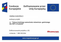Dofinansowanie przez Unię Europejską na zakup samochodu pożarniczego.